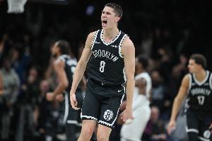 越来越好！篮网8号秀杰明11中5得16分4板5助1断1帽 三分8中4