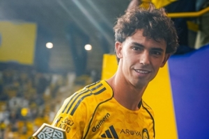 传射建功，菲利克斯当选利雅得胜利4-1赛哈特海湾全场最佳球员